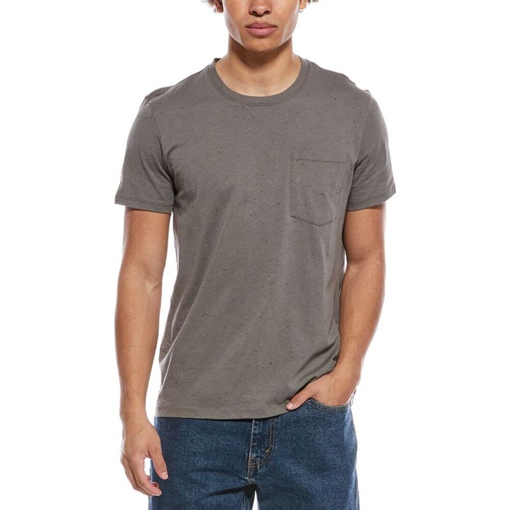 Atm Anthony Thomas Melillo Mens  Pocket T-Shirt, Gray